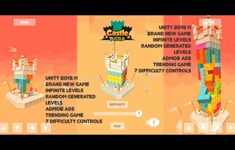 Castle Puzzle unity
